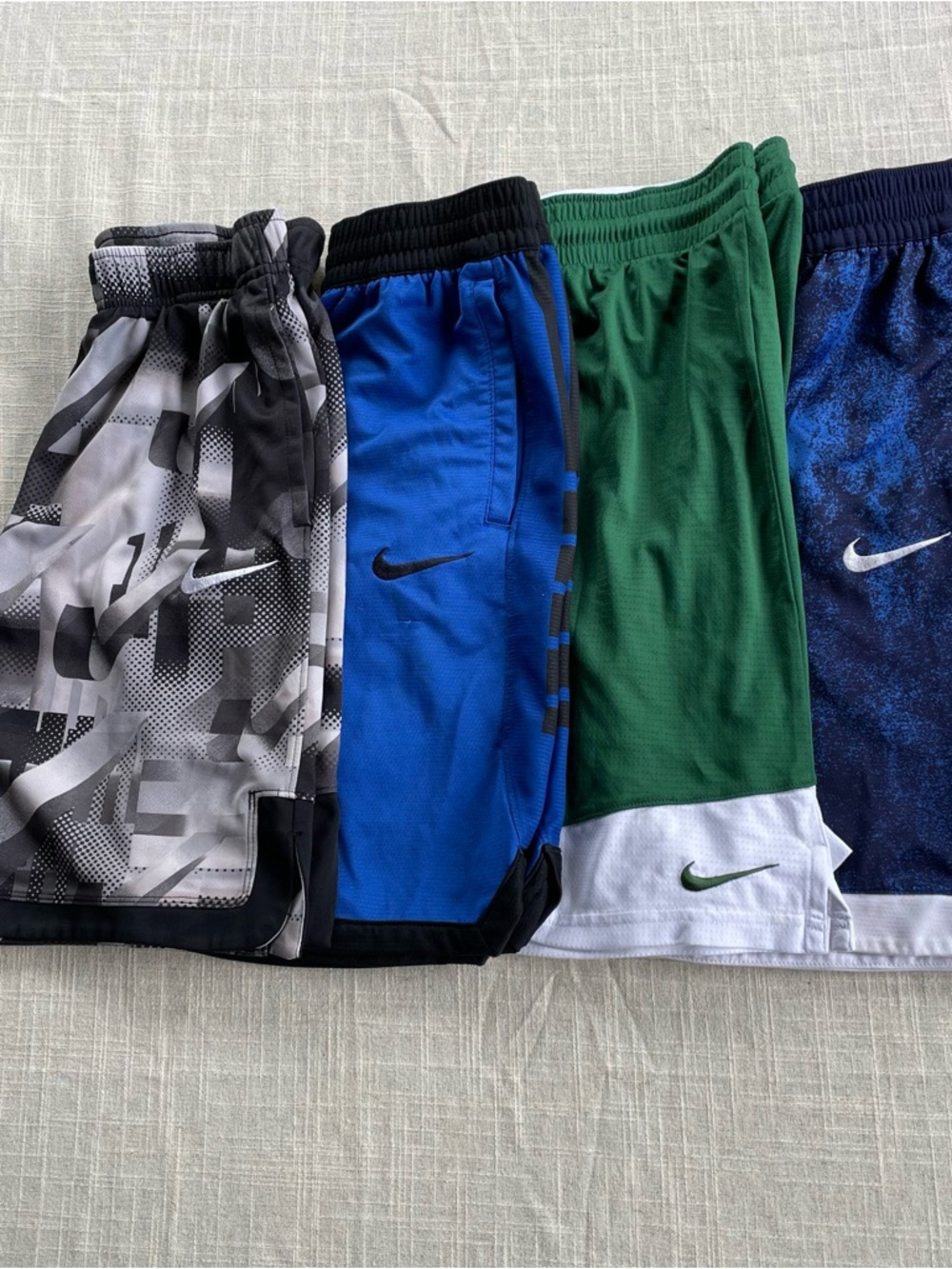 Lot Of 4 Youth Boys Large Nike Basketball Shorts